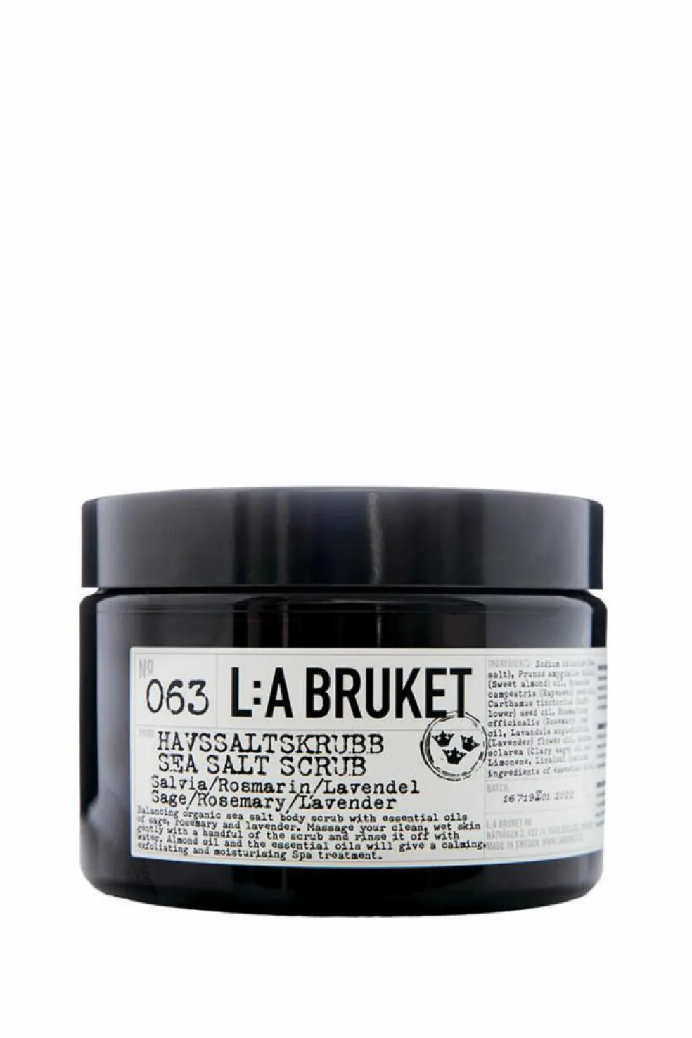 063 Sea Salt Scrub Sage/Rosemary/Lavender