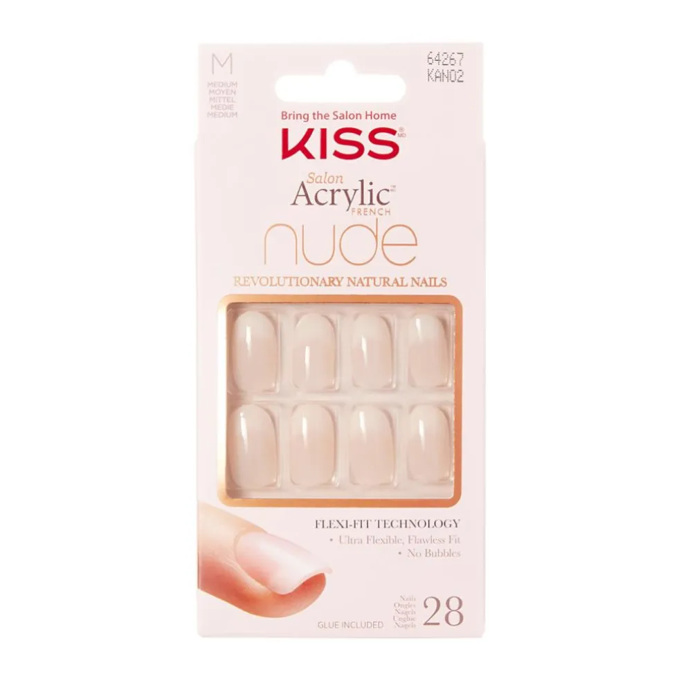 Acrylic Nude French Nails