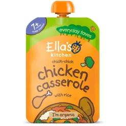 Babymos kyllingekasserolle med ris (7 mdr) Ø