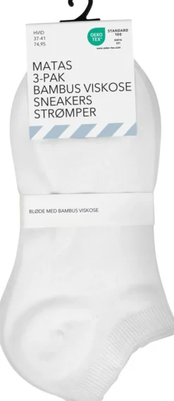 Bambus Viskose Sneakers 3-pak