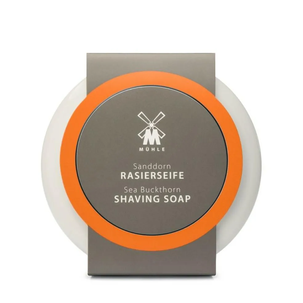 Barbersæbe i skål, Havtorn, 65 gr.