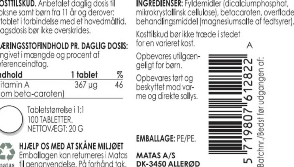 Beta Caroten 2,2 mg