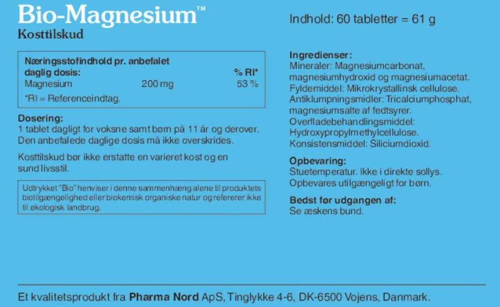 Bio-Magnesium 200 mg