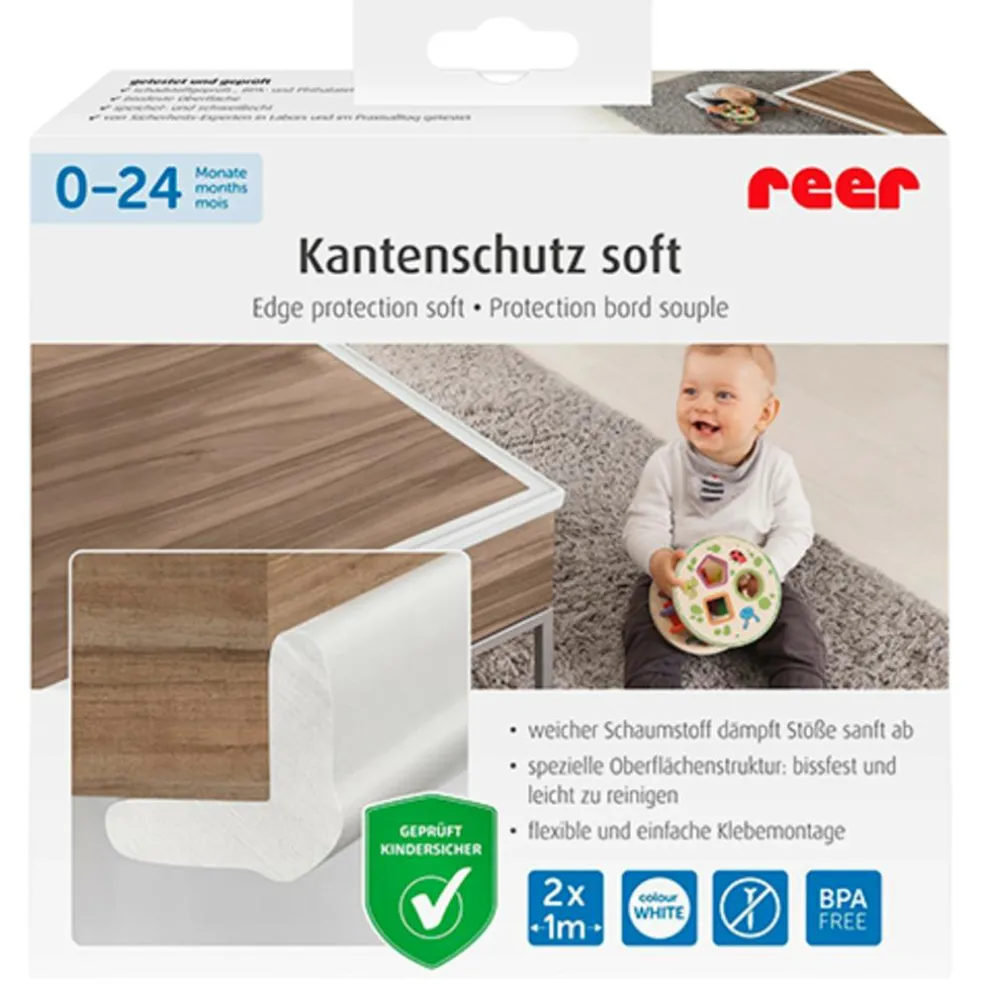 Blød KantbeskyttelseHvid