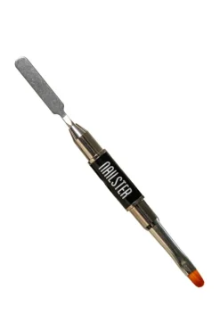 Brush with spatula