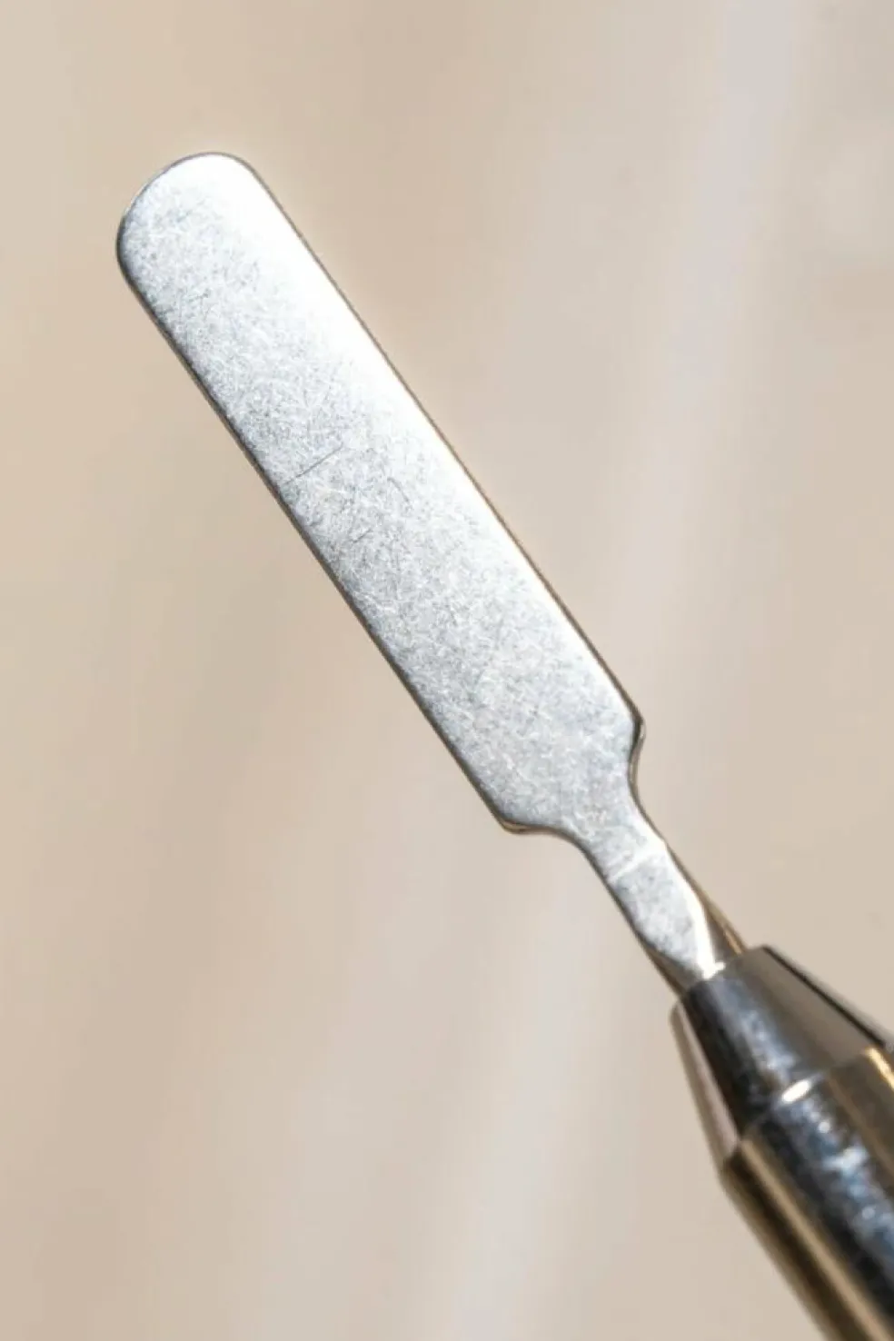 Brush with spatula