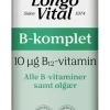 B-Vitamin - B-komplet, alle B-vitaminer + Ølgær