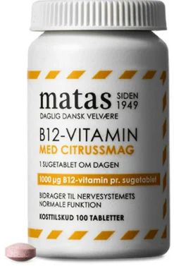 B12-Vitamin Med Citrussmag