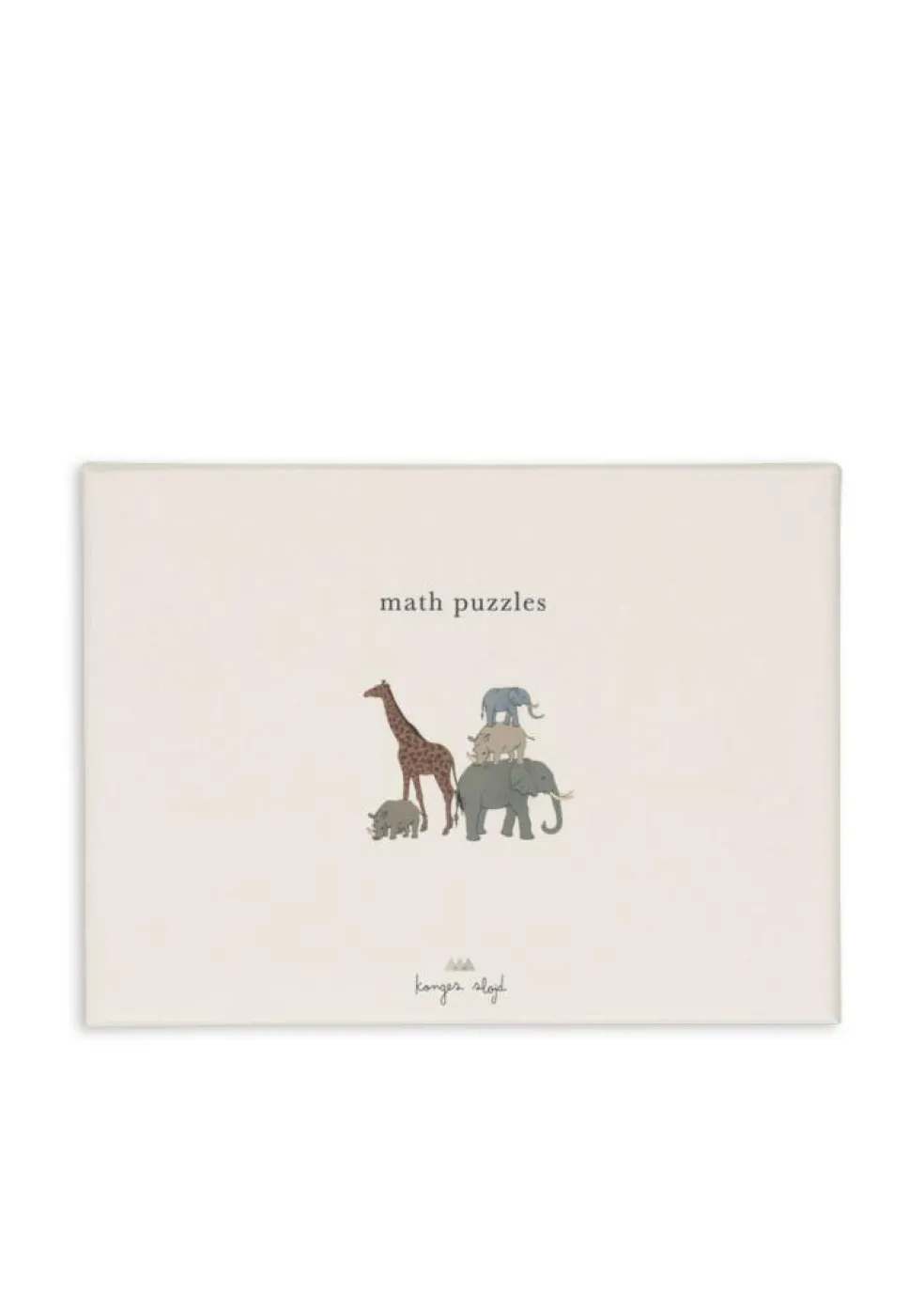 Cardboard Puzzle Math Fsc