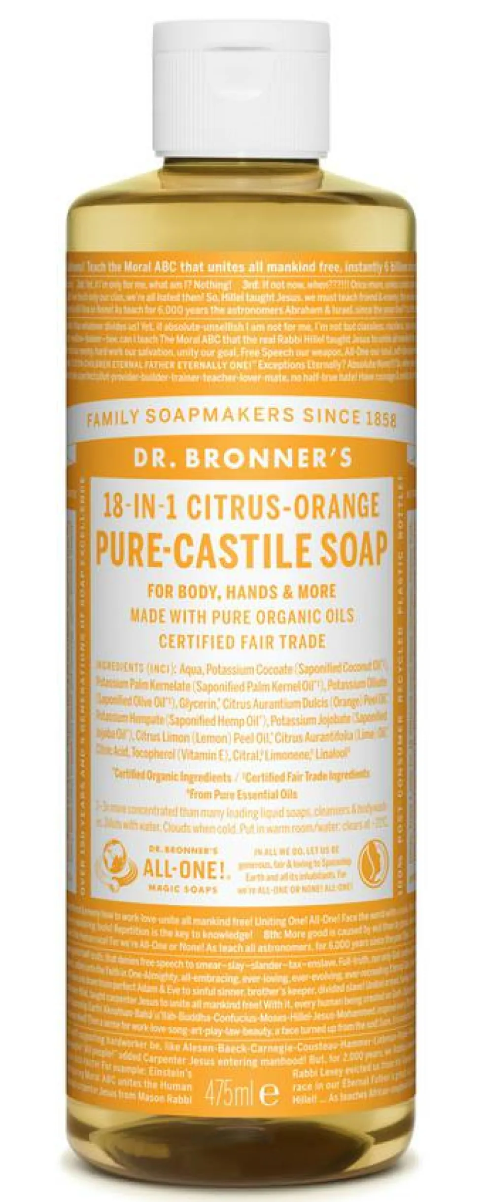 Castile Soap Citrus-Orange