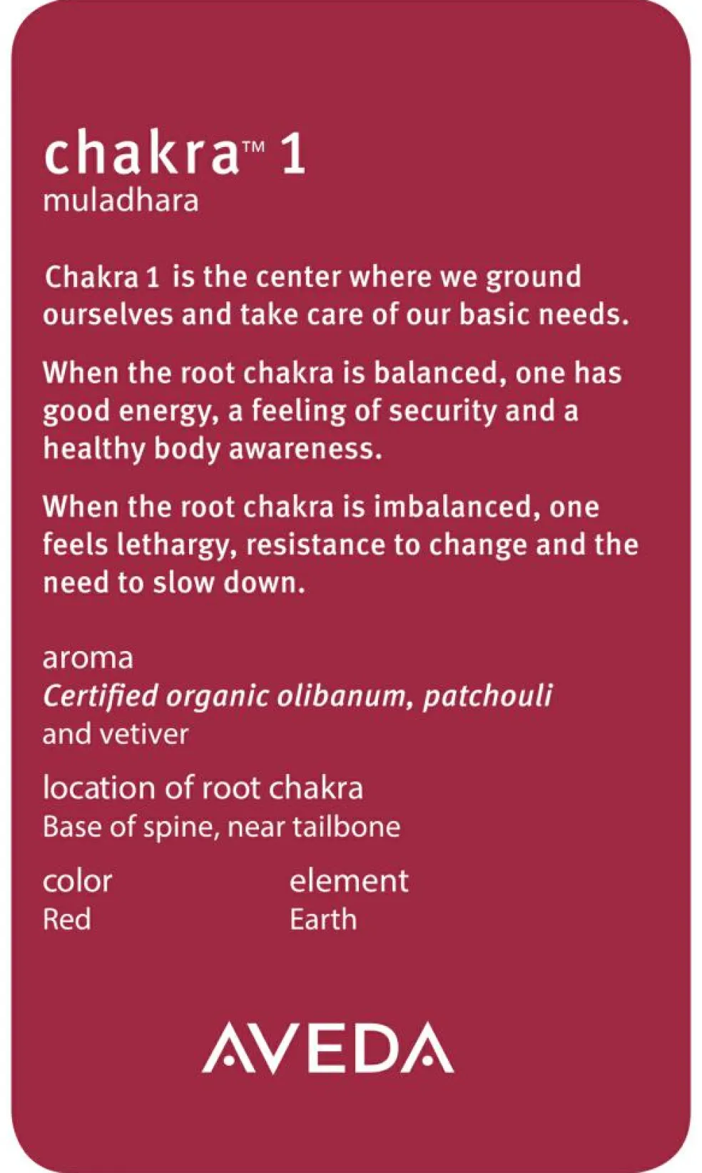 Chakra 1 Balancing Pure-fume Mist