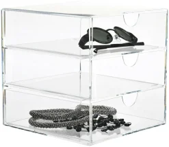Clear 3-drawer 20
