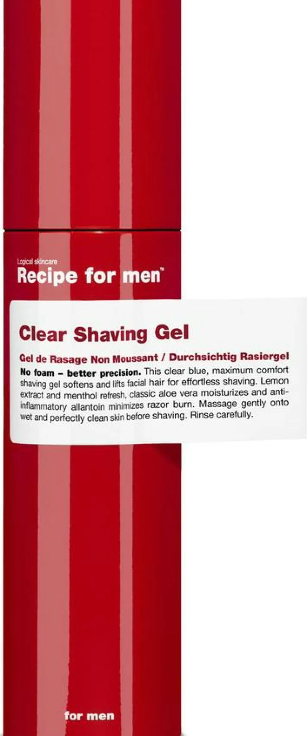 Clear Shaving Gel