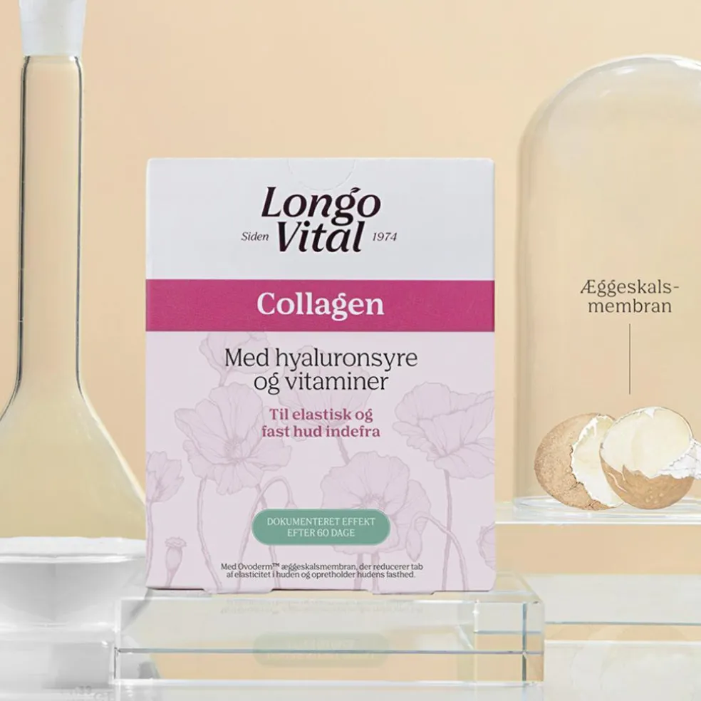 Collagen med hyaluronsyre og vitaminer