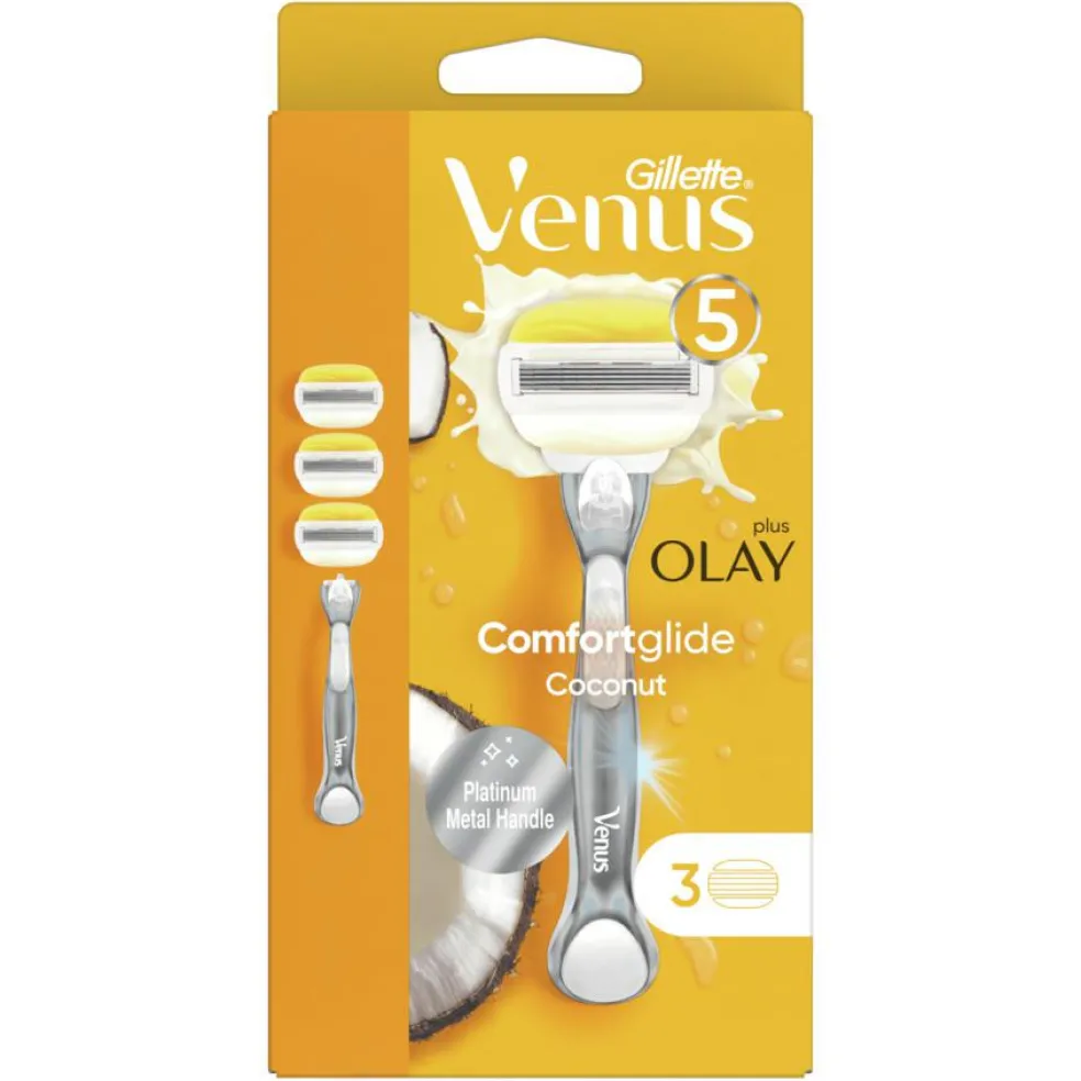 Comfortglide Coconut + Olay barberskraber