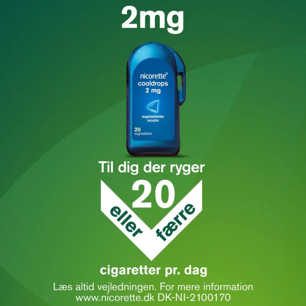 Cooldrops 2 mg sugetabletter