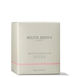 Delicious Rhubarb & Rose Scented Candle
