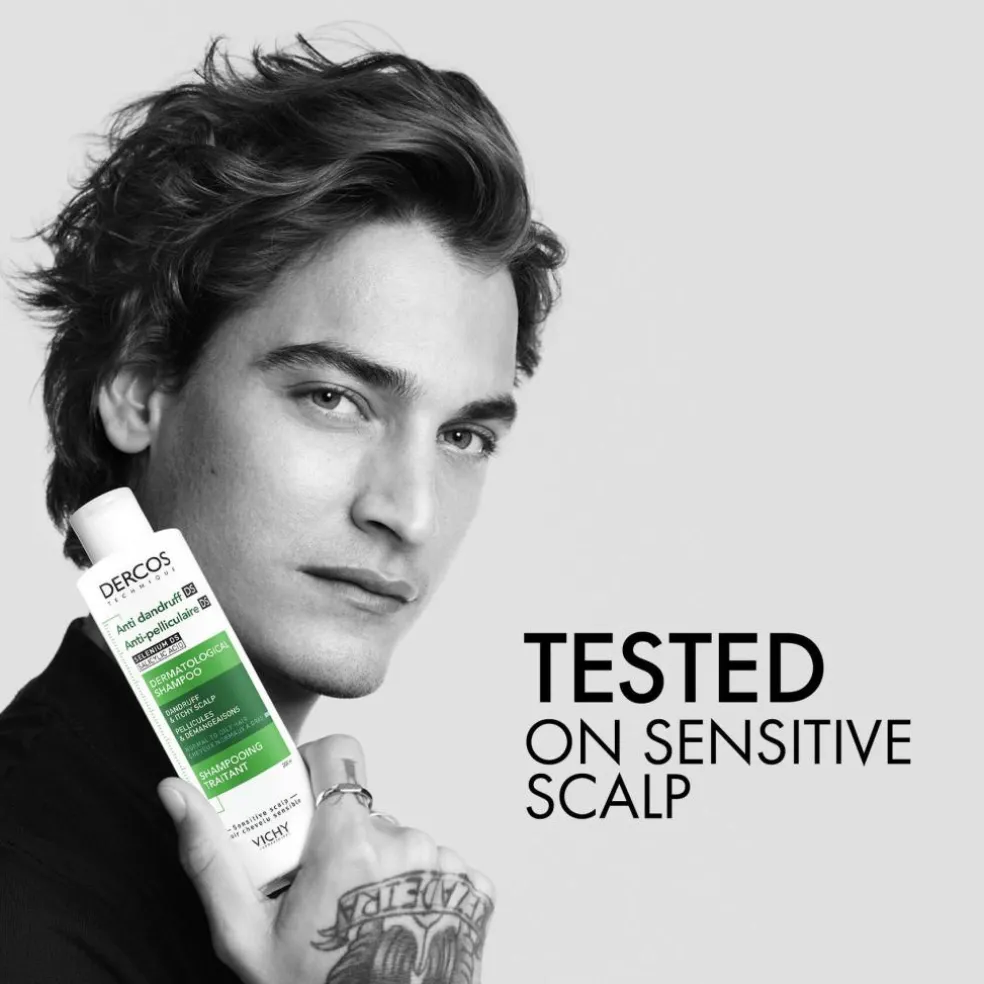 Dercos Skælshampoo til Normal/Fedtet Hårbund