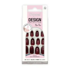Design Selection Bordeaux Red Medium Oval