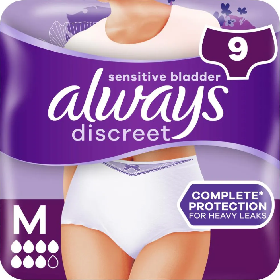 Discreet Inkontinestrusser Plus Medium