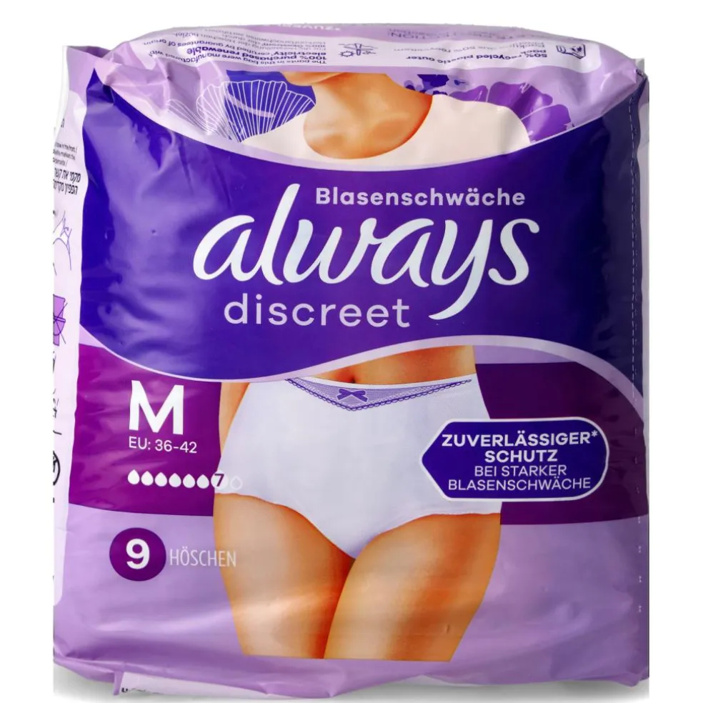 Discreet Inkontinestrusser Plus Medium