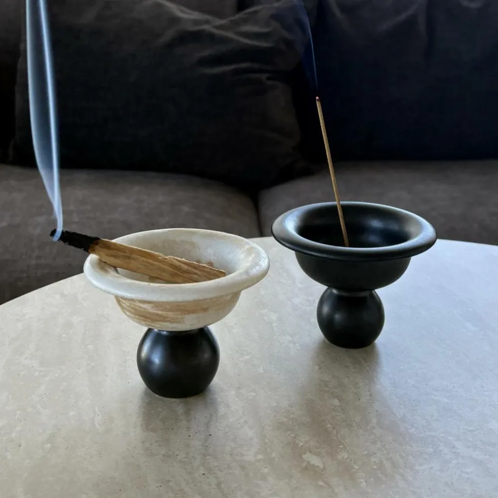 DOT Ceramic Incense Holder