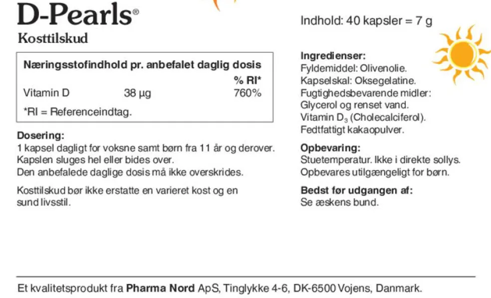 D-Pearls 38 mcg