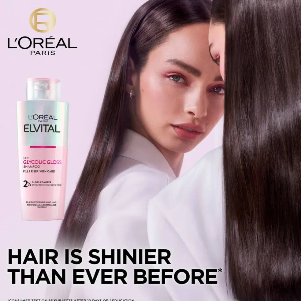 Elvital, Glycolic Gloss, Glansgivende Shampoo