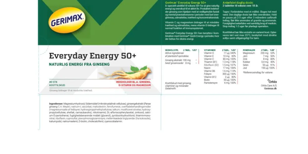 Everyday Energy (50+)