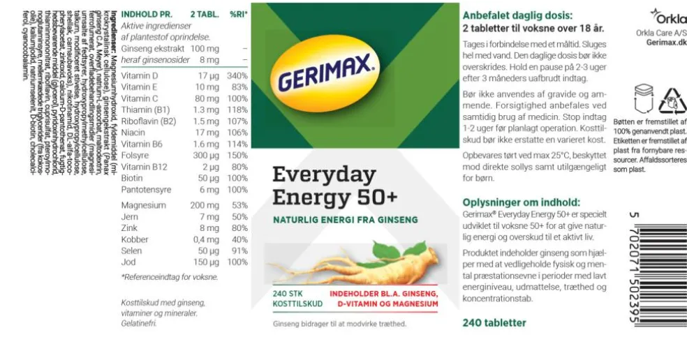 Everyday Energy (50+)
