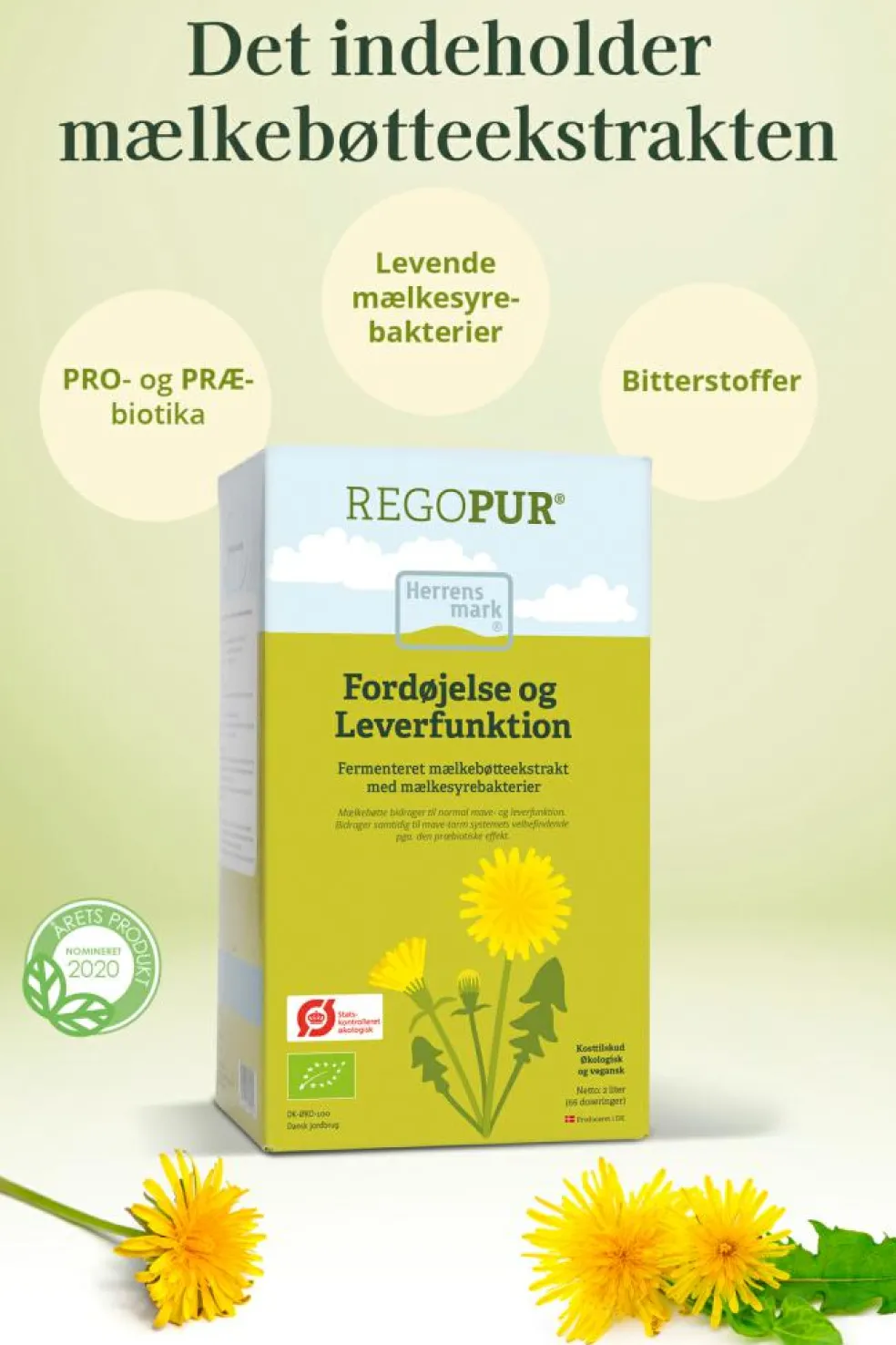 Fermenteret Mælkebøtteekstrakt