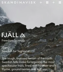 FJÄLL Mini Scented Candle