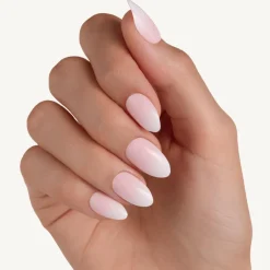 French Manicure Click-On Nails