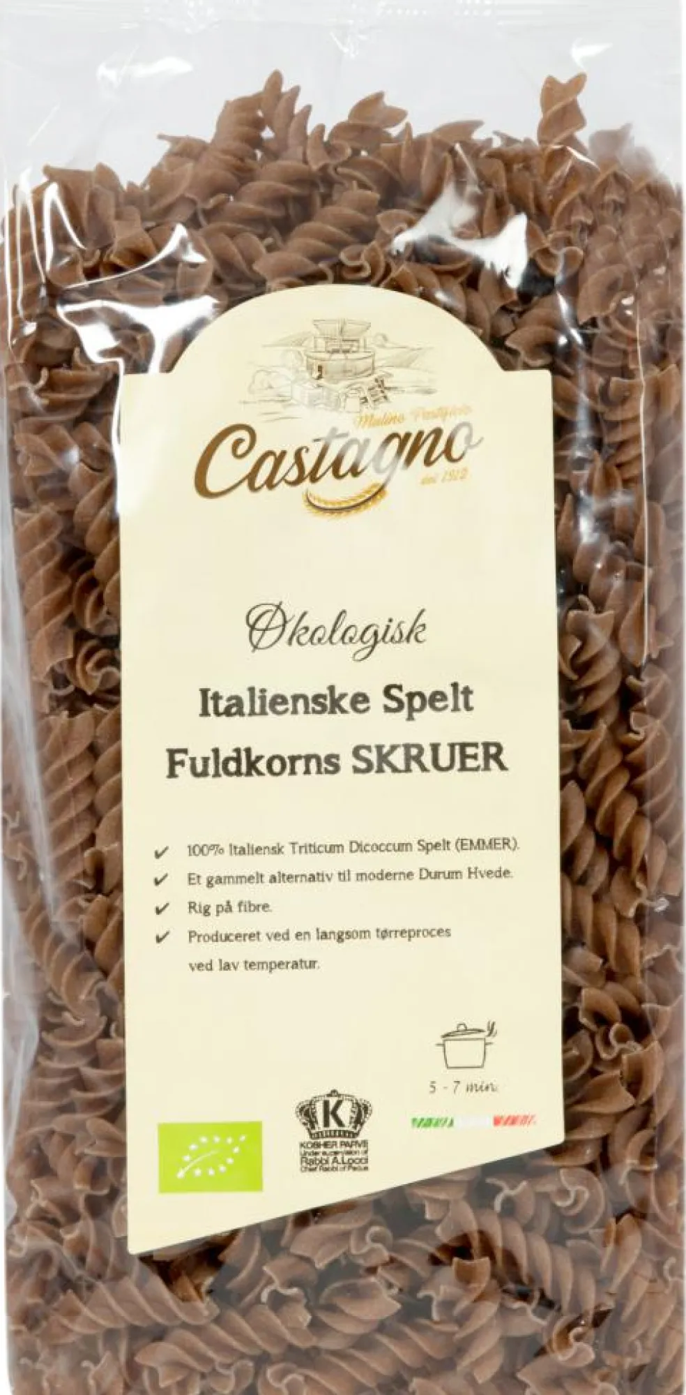 Fuldkorns Spelt Skruer Ø