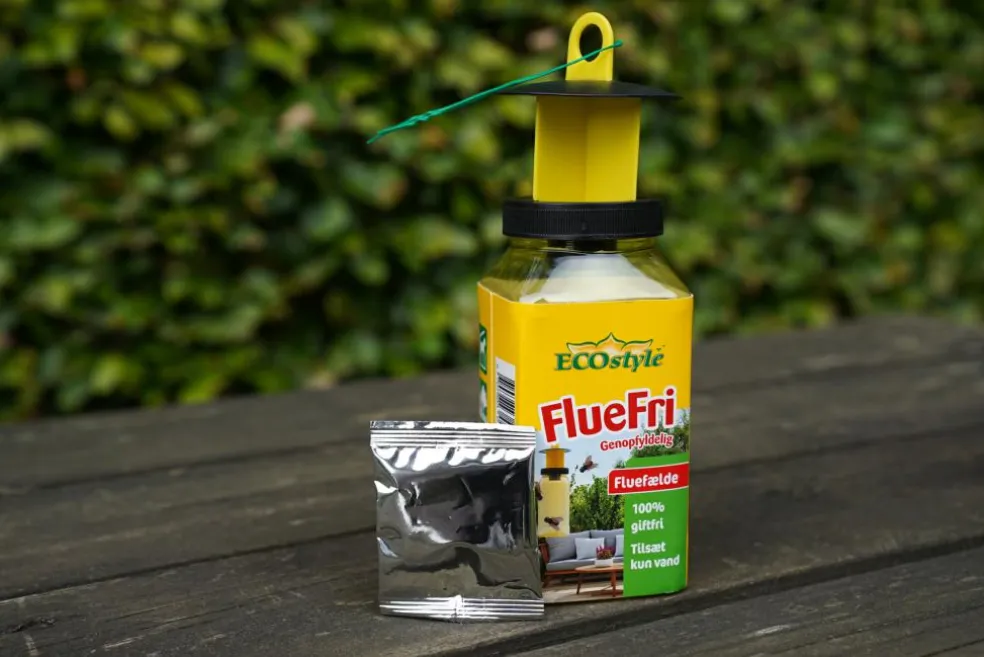 Genopfyldelig fluefælde, inkl. lokkem.