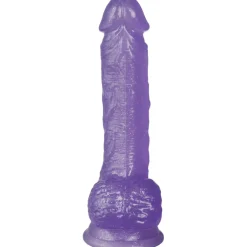 Glitter Dildo Med Kugler