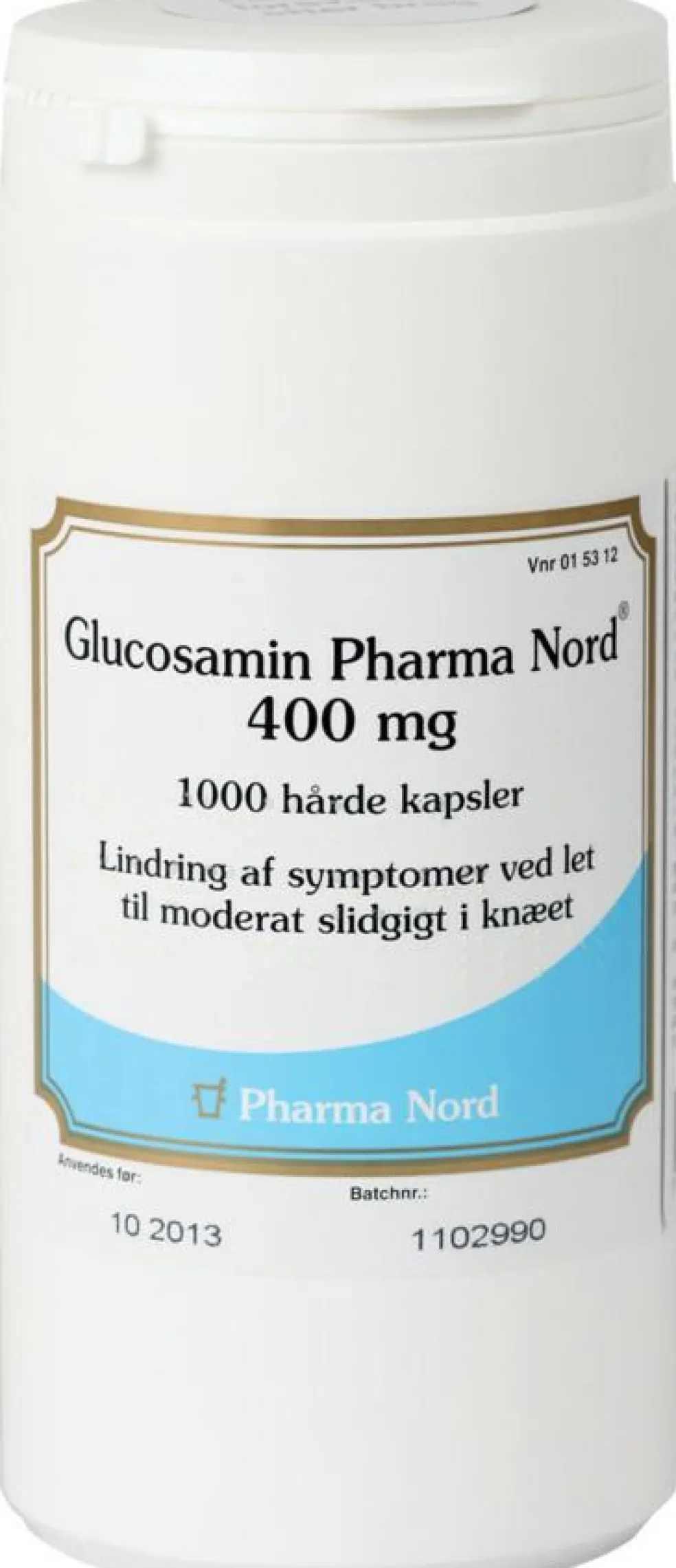 Glucosamin Pharma Nord 400 mg hårde kapsler