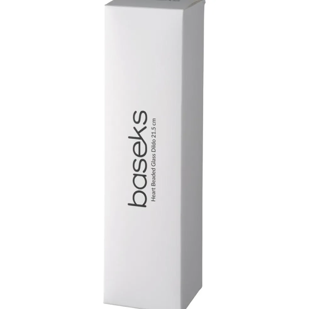 Heart Beaded Glas Dildo