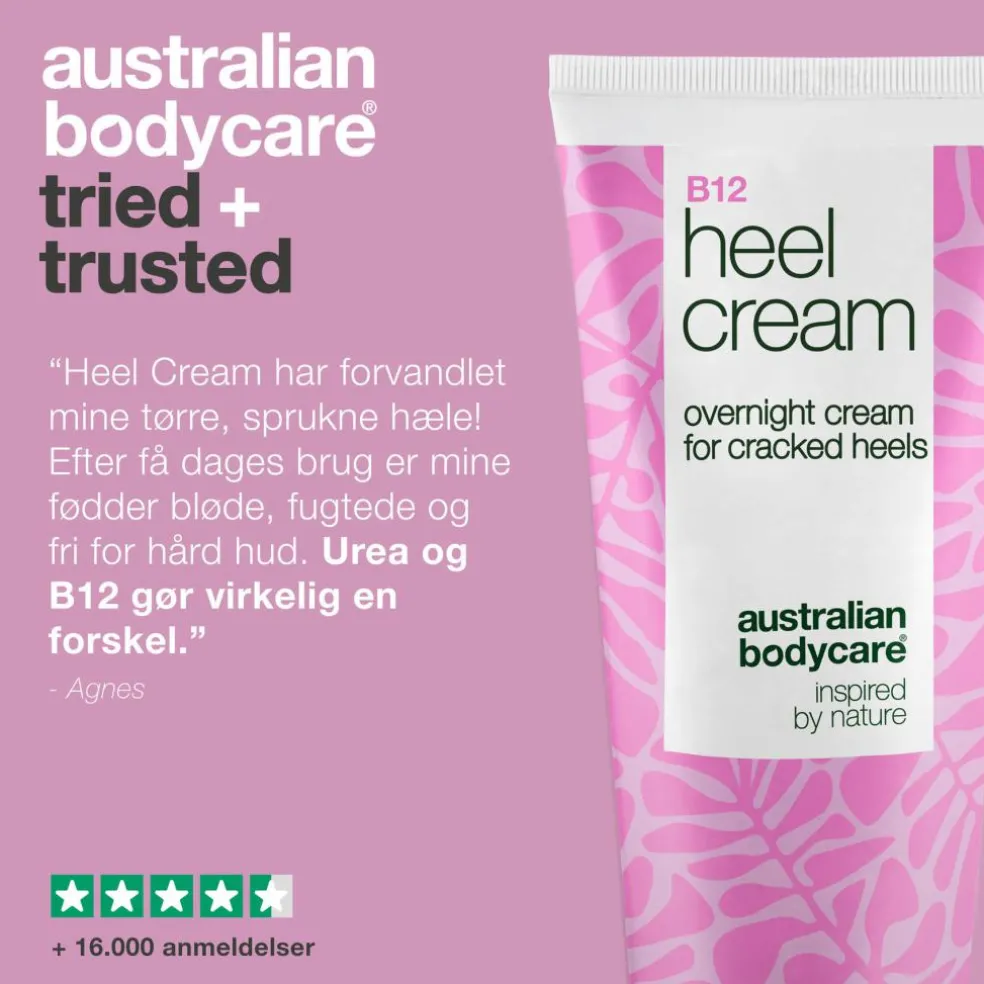 Hælcreme med 25% urea og B12-vitamin