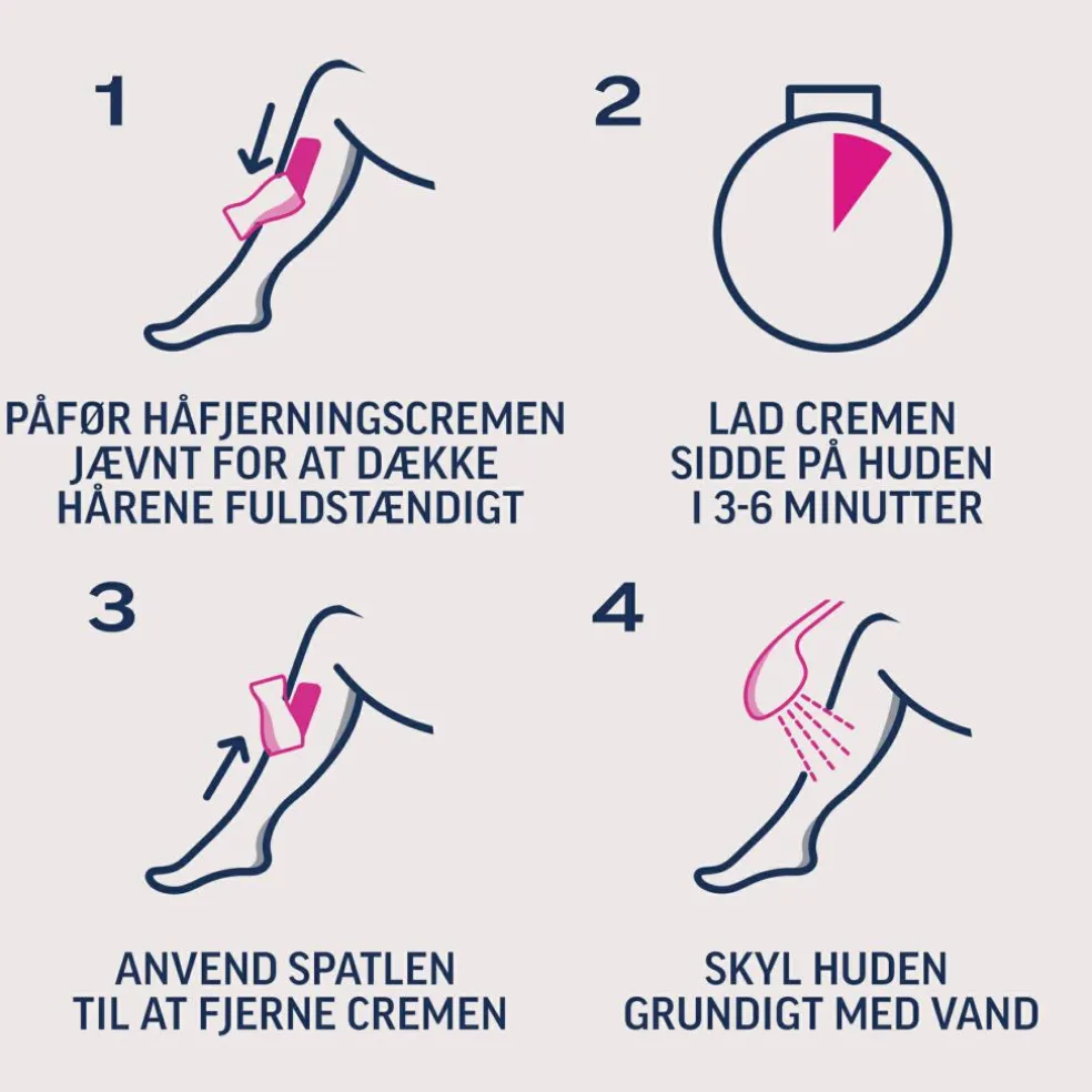 Hårfjerningscreme Tør Hud