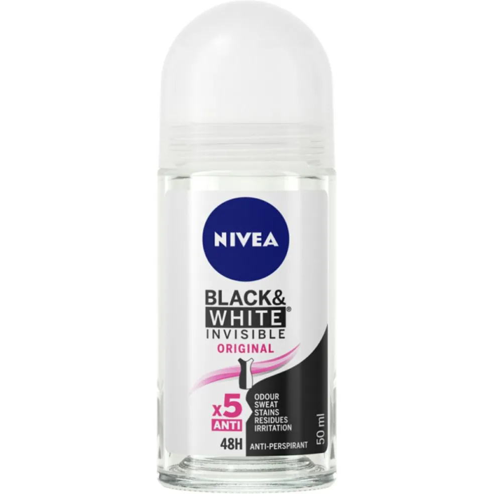 Invisible Black & White Clear Deo Roll-On