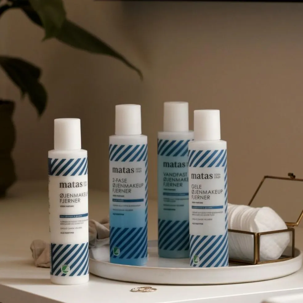Øjenmakeupfjerner til Alle Hudtyper Uden Parfume