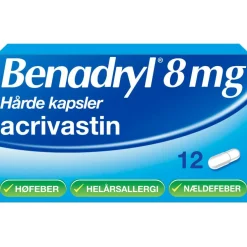Kapsler 8 mg