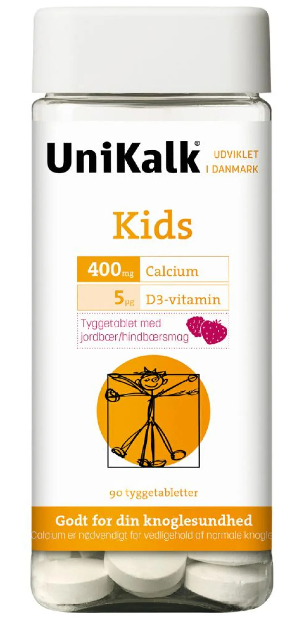 Kids - Kalk 400 mg og D-vitamin 5 µg