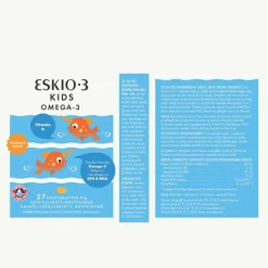 Kids Omega 3 Vitamin D Appelsin