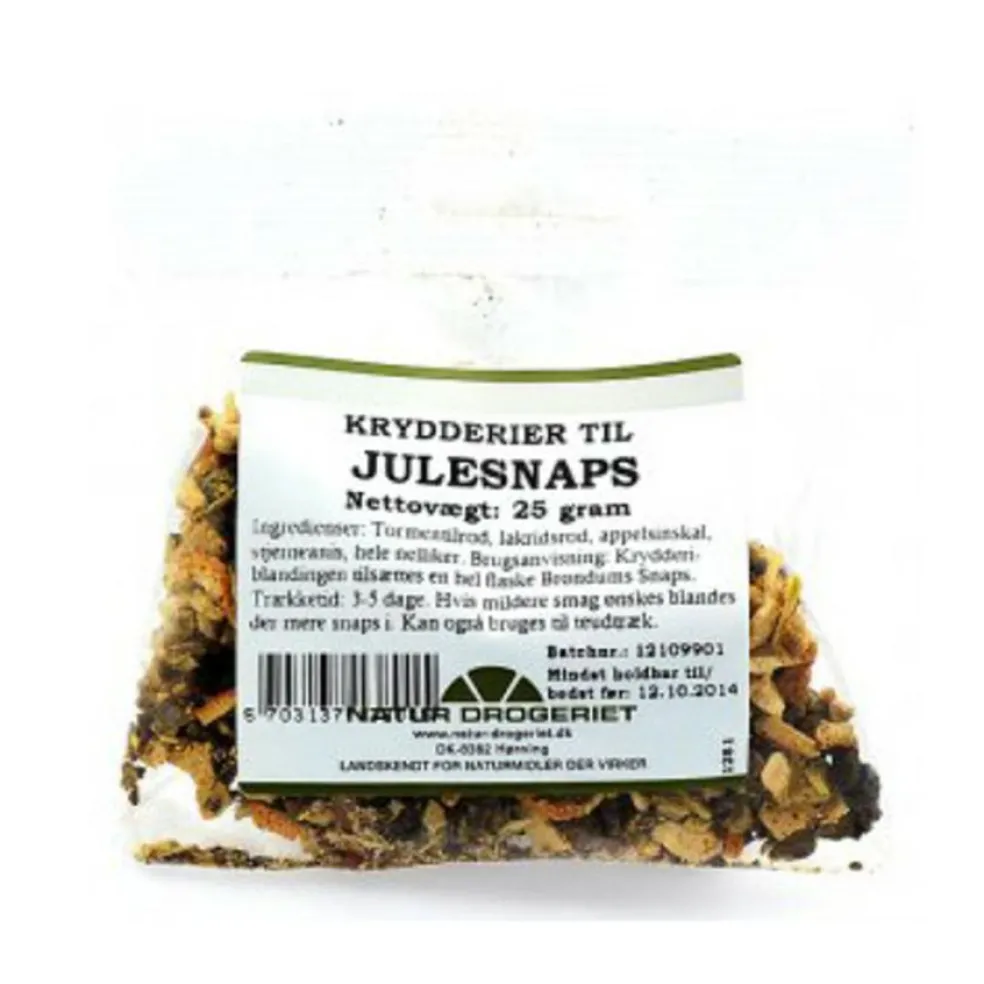 Krydderier til julesnaps