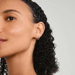 Krystal Hoops Øreringe Kleopratra