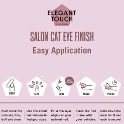 Kunstige Negle Gel Touch Fairy Tale Cat Eye
