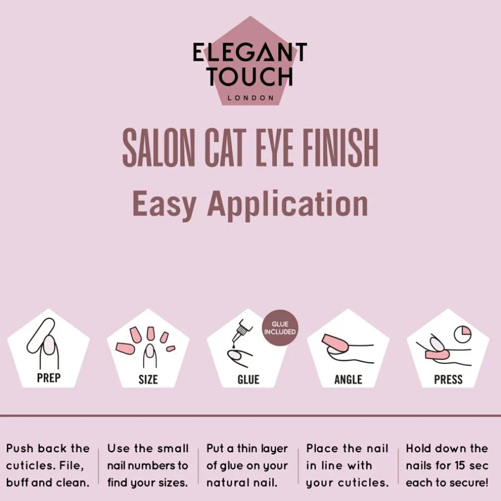 Kunstige Negle Gel Touch Fairy Tale Cat Eye