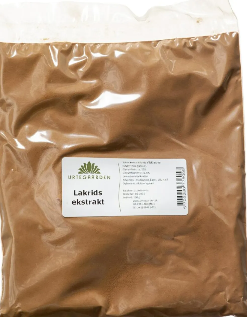 Lakridsekstrakt til bolsjer og lakrids
